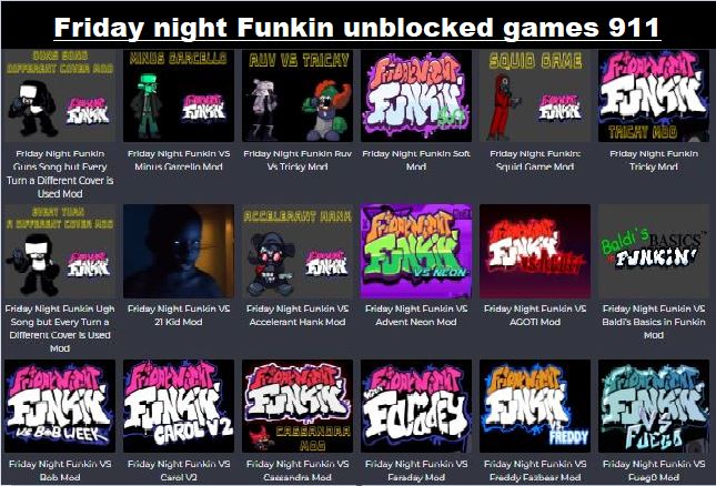Friday night Funkin unblocked games 911